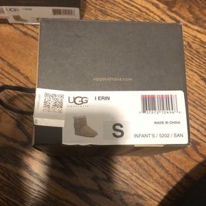 Ugg baby small booties- tan- brand new